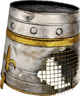 Medieval Bucket Helmet