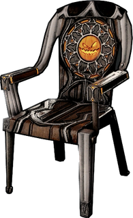 Evil Pumpkin Chair