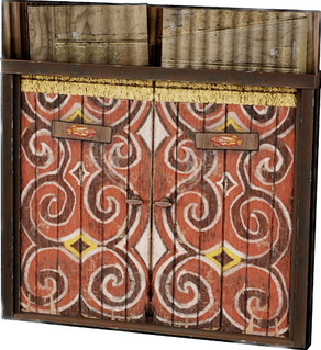 Oceanic Wooden Double Door