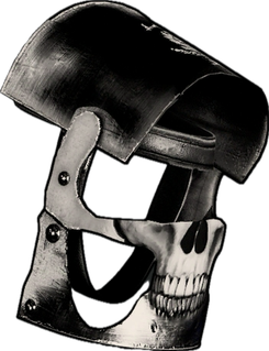 Gothic Skeleton Coffee Can Helmet