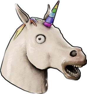 Unicorn Wolf Headdress