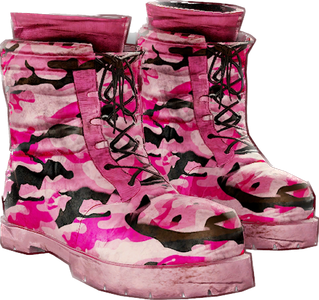 Pink Camo Boots