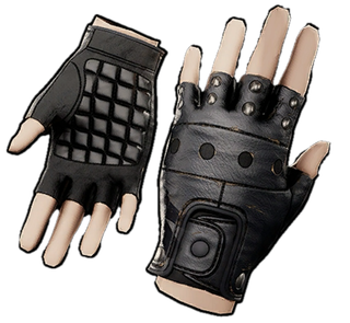 Biker Leather Gloves