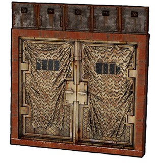 Desert Camo Armoured Double Door