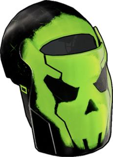 Toxic Skull Metal Facemask