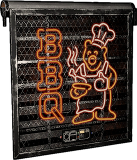 BBQ Garage Door