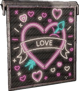 Electric Love Garage Door