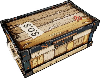 Pixel Large Wood Box