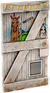 Animal Party Wooden Door