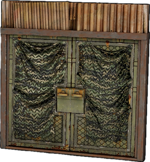 Tigerstripe Sheet Metal Double Door
