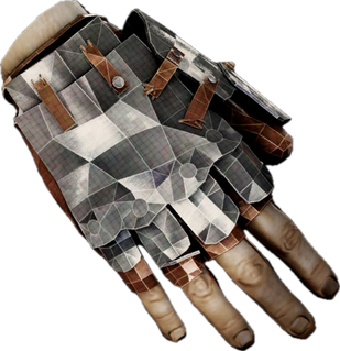 Low Poly Roadsign Gloves