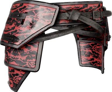 Red Tigerstripe Roadsign Kilt
