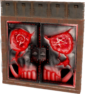 Demonic Armoured Double Door