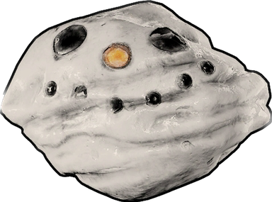 Snow Man Rock