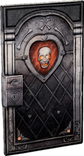 Gothic Valentine Sheet Metal Door