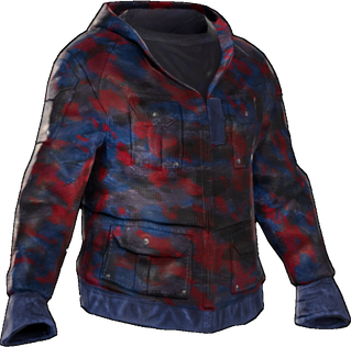 Crimson Colbalt Camo Hoodie